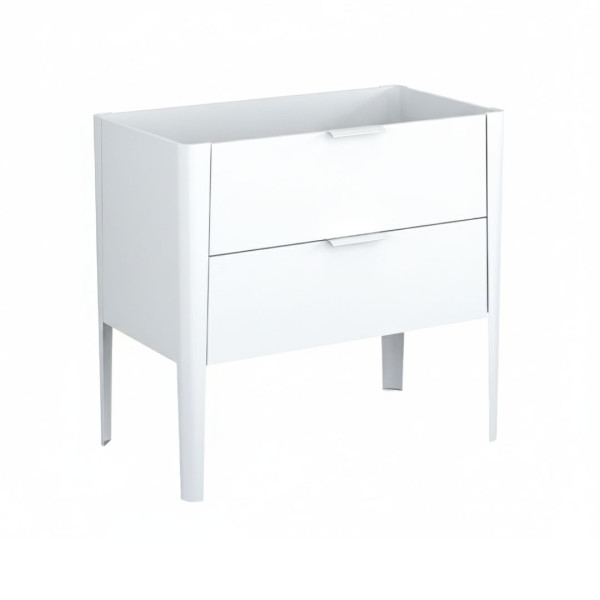 Szafka pod umywalkę wpuszczaną VIBE 80 cm biało-szara półmat 817692