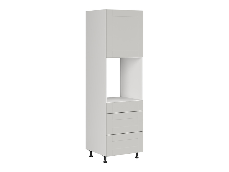 Szafka pod zabudowę piekarnika Edan 60 cm prawa z szufladami cichy domyk kaszmir 833817