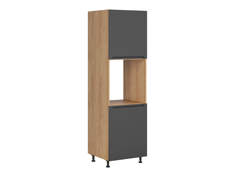 Szafka pod zabudowę piekarnika Iris 60 cm lewa grafitowa 454632