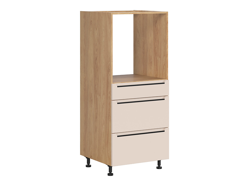 Szafka pod zabudowę piekarnika Iris 60 cm z szufladami cichy domyk alahamra mat 454484
