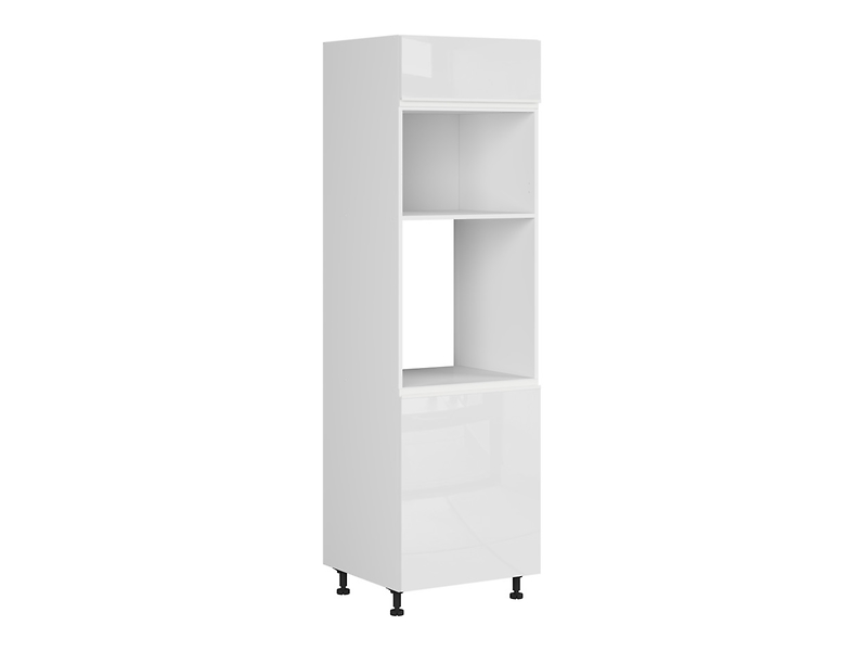 Szafka pod zabudowę piekarnika Sole 60 cm lewa biały połysk 32806
