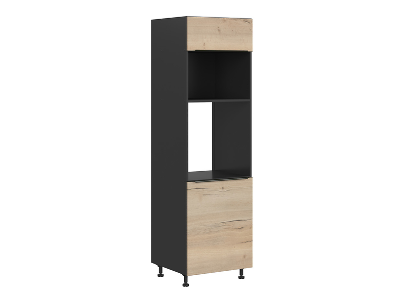 Szafka pod zabudowę piekarnika Sole L6 60 cm prawa dąb halifax natura 56595