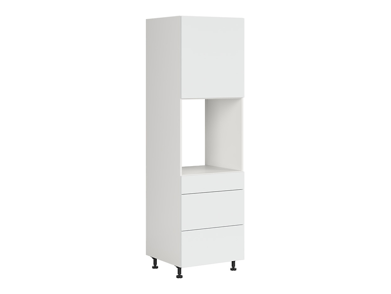 Szafka pod zabudowę piekarnika Top Line 2 60 cm lewa z szufladami cichy domyk śnieżny super mat 389531