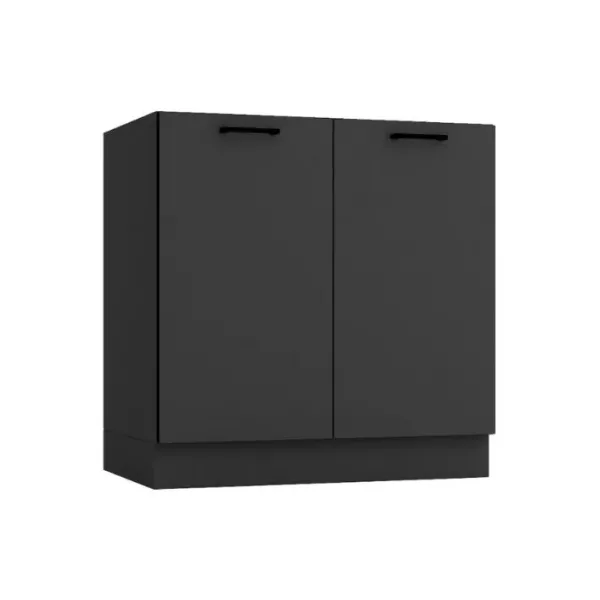 Szafka pod zlew ANIKA D80ZL grafitowa 412578