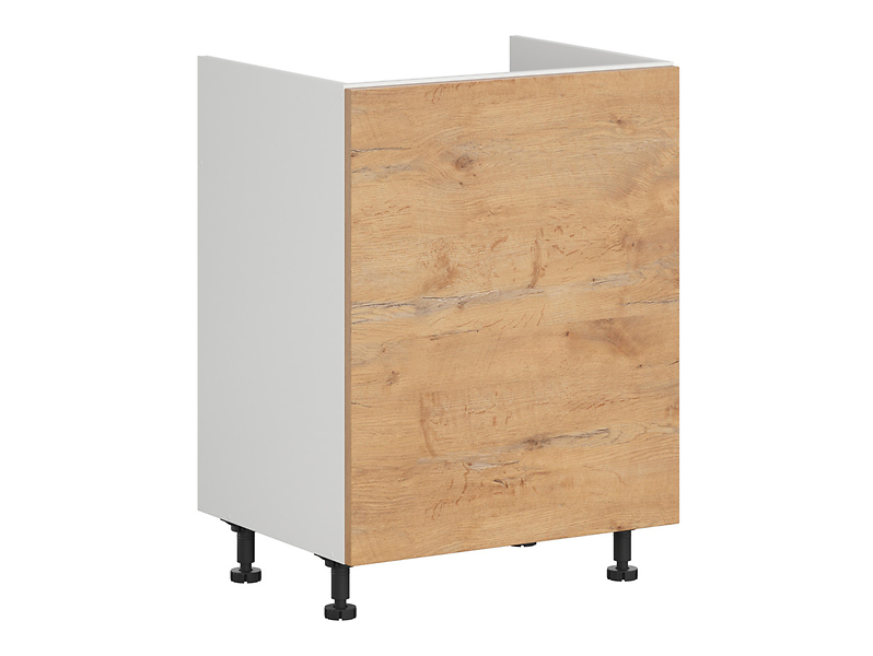 Szafka pod zlewozmywak Hamper 60 cm prawa dąb lancelot 402889