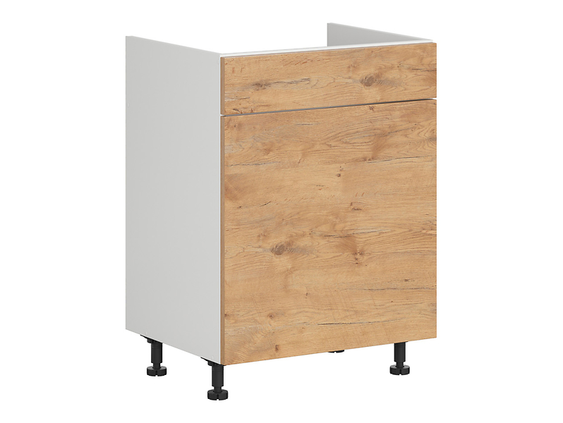 Szafka pod zlewozmywak Hamper 60 cm z szufladą dąb lancelot 402892