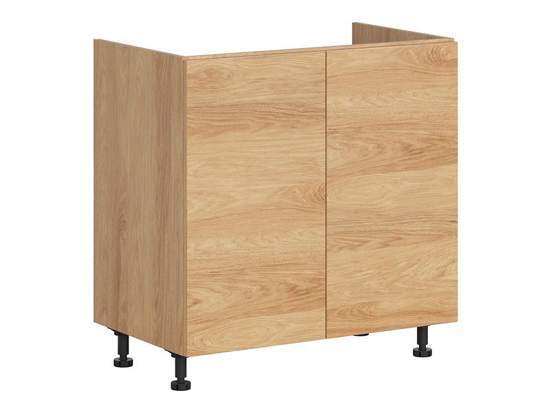 Szafka pod zlewozmywak Hamper 80 cm dwudrzwiowa dąb hikora 398902