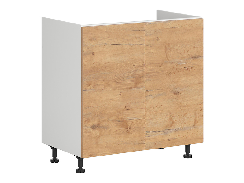 Szafka pod zlewozmywak Hamper 80 cm dwudrzwiowa dąb lancelot 402890