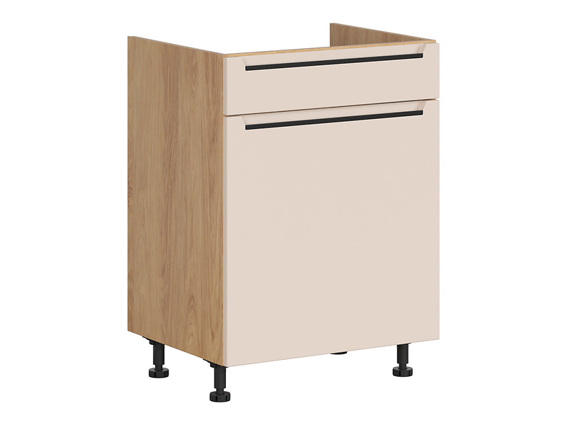 Szafka pod zlewozmywak Iris 60 cm z szufladą cichy domyk alahamra mat 454466