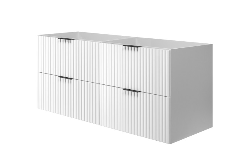 Szafka podumywalkowa biała, 120 (2 x 60 cm) x 57 x 46 cm, bez blatu 1060167