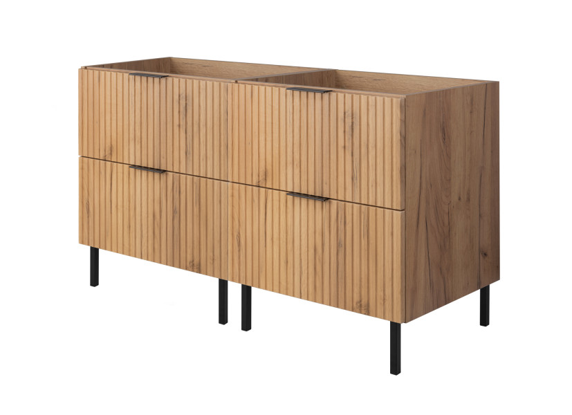 Szafka podumywalkowa Dąb Craft 120 (2 x 60 cm) x 77 x 46 cm, bez blatu 1060060