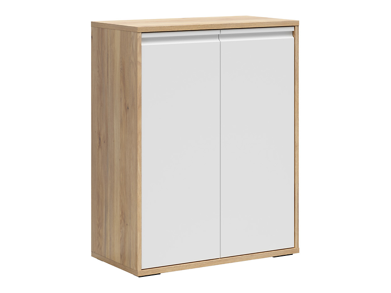 Szafka Reserve 80 cm z 2 drzwiami dąb mauvella/biały 938748