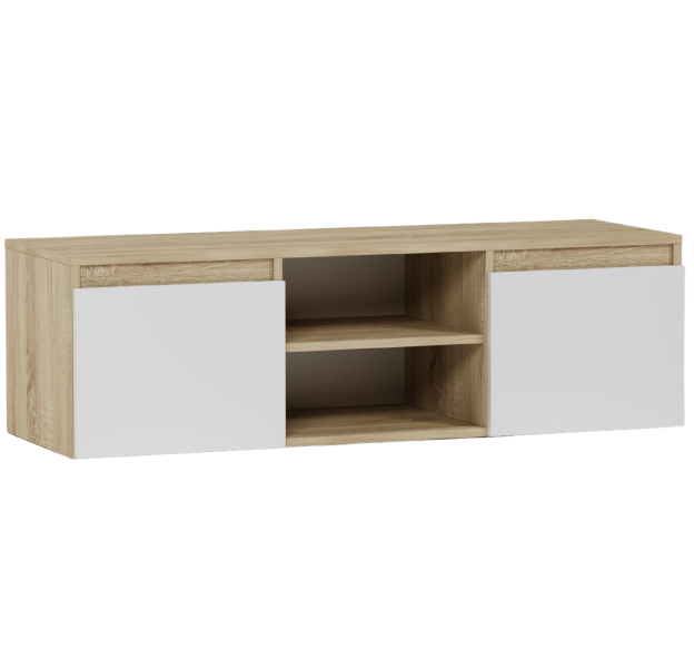 Szafka RTV 120 cm 2 drzwi 2 półki FRAMIRE RTV mix sonoma 946879