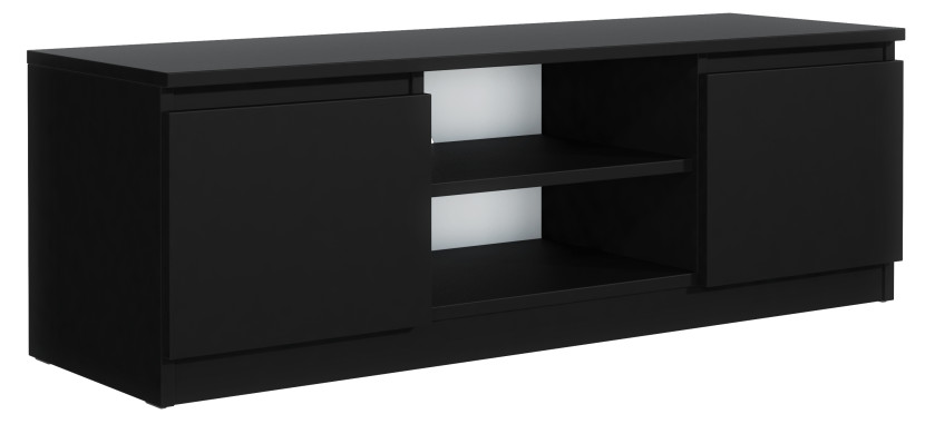Szafka rtv 120cm czarna 723879