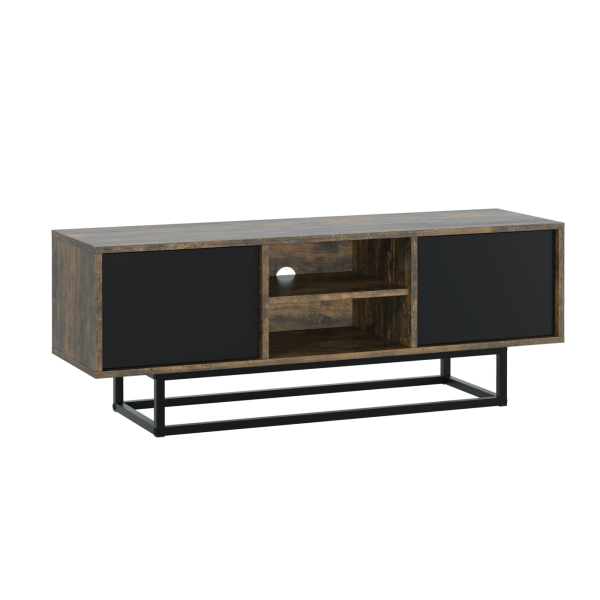 Szafka RTV 120cm Loft ONE FURNITURE Laminat Brąz Rustrykalny 202546