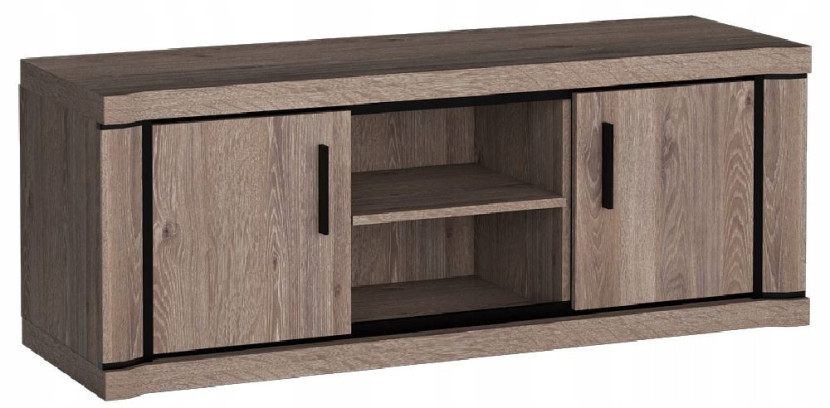 Szafka RTV 137 cm DALLAS D-12 dąb truflowy 137235