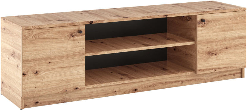 Szafka RTV 160 cm pod TV do salonu ERIS dwudrzwiowa dąb artisan 992476