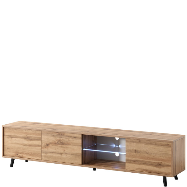 Szafka RTV 175 cm pod telewizor LIRIA dąb wotan 766597