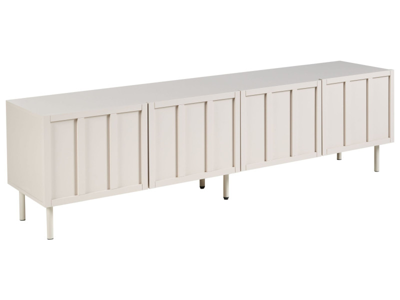 Szafka RTV 180 cm MDF jasnobeżowa 892645