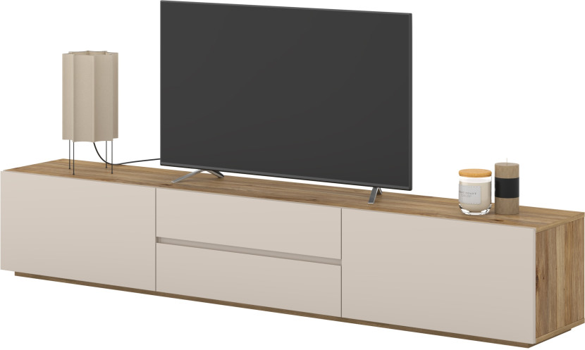 Szafka RTV 200 cm wisząca CRISS kaszmir 1023060