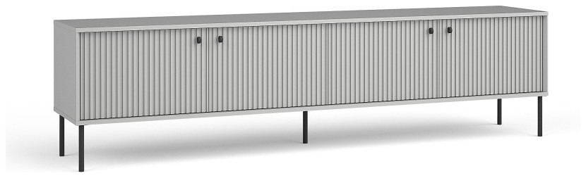 Szafka RTV 207 cm do salonu IRYS szara 848742