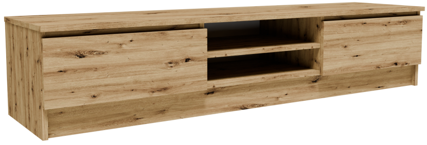 Szafka RTV 2D1P160ART artisan 160cm duży stolik pod telewizor komoda regał 750595