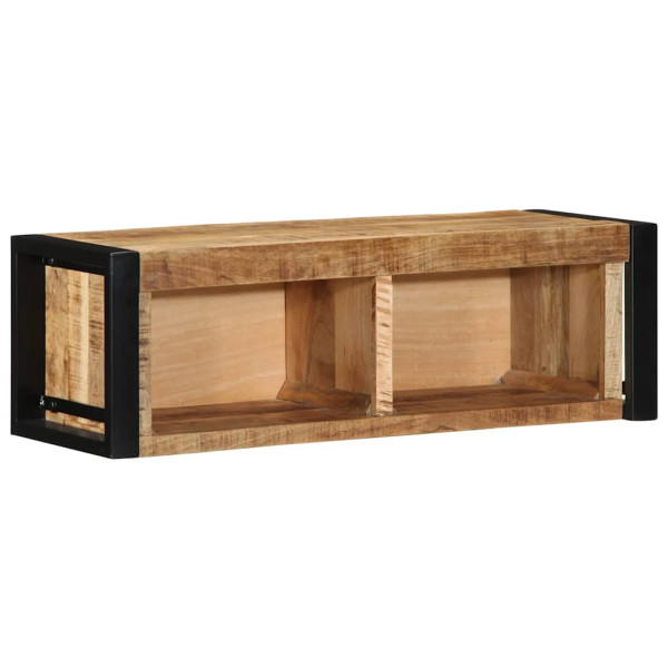 Szafka RTV 80x30x25 cm lite drewno surowe mango 867203