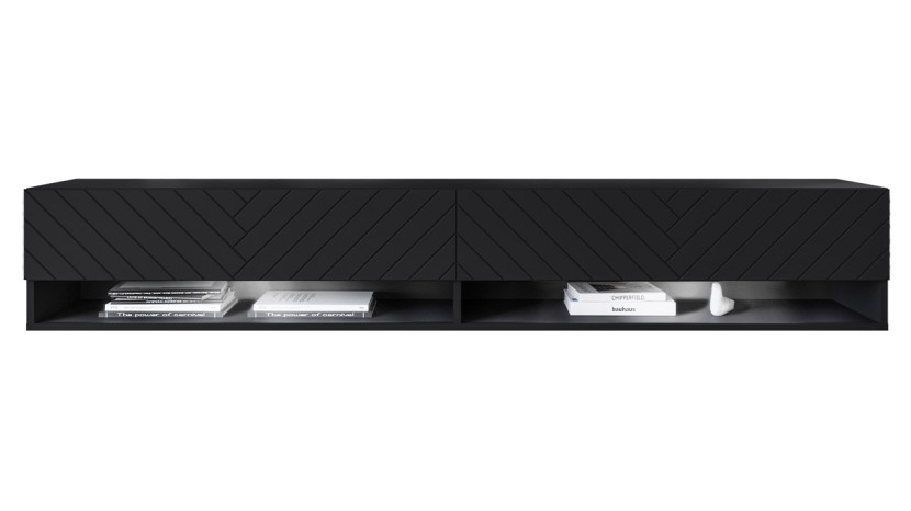 Szafka RTV A180 MDF, z oświetleiem LED RGB 203723