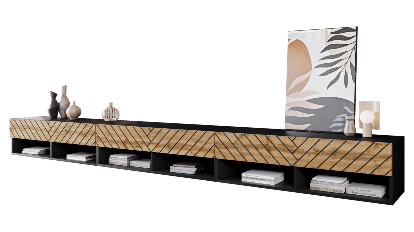 Szafka RTV A300 MDF, z oświetleiem LED 566600