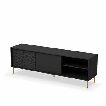 Szafka RTV Afir czarna 180cm 165753