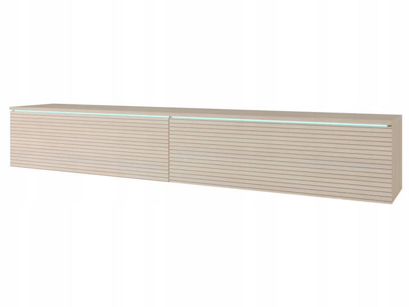 Szafka Rtv Apollo Ii 180 Cm Półka Pod Tv, Lowboard, Komoda, Imitacja Lameli 822254