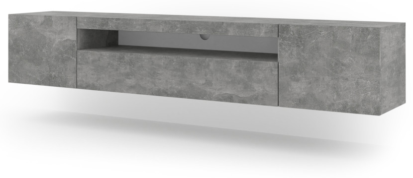 Szafka RTV AURA 200 cm beton 241301