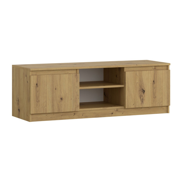 Szafka RTV BASIC – Dąb Artisan | 120x40x40 cm 755465