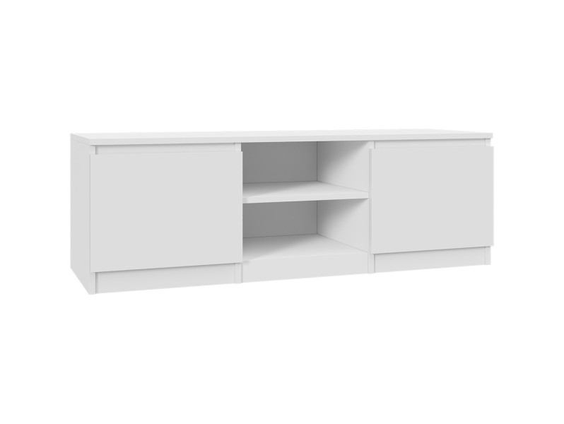 Szafka RTV Biała 120 cm - Nowoczesna komoda 223788