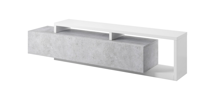 Szafka RTV BOTA 219 biała/beton colorado 185898