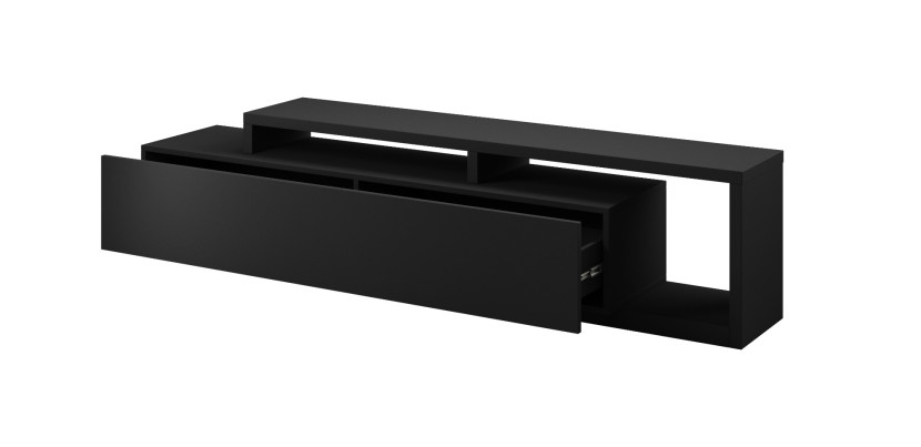 Szafka RTV BOTA 219 czarna supermat 185896