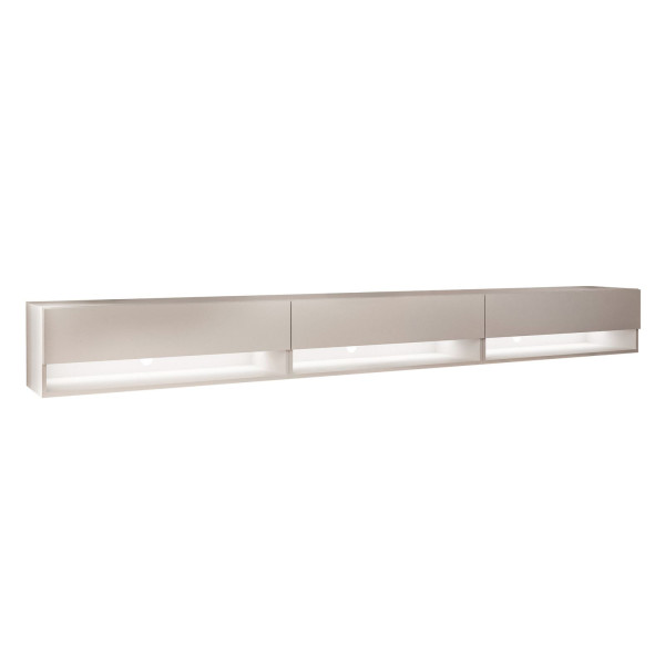 Szafka RTV CALANTE 270 cm z led podwieszana kaszmir 334025