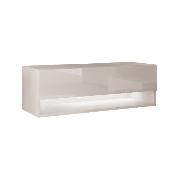Szafka RTV CALANTE 90 cm z led podwieszana kaszmir połysk 334044
