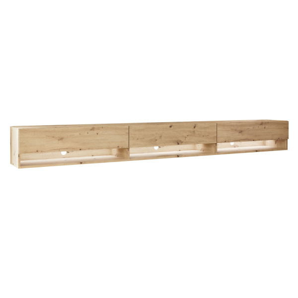 Szafka RTV CALANTE LOFT 270 cm dąb artisan 293943