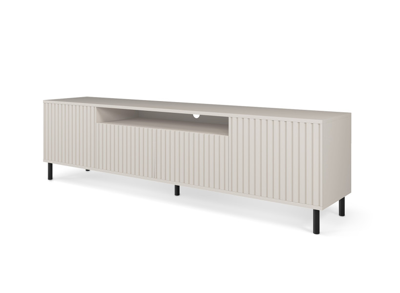 Szafka RTV Capri 200 czarne nóżki Cashmere 903427