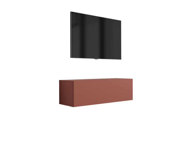 Szafka RTV: Ceglasty, 100 x 34 x 32 cm 642452