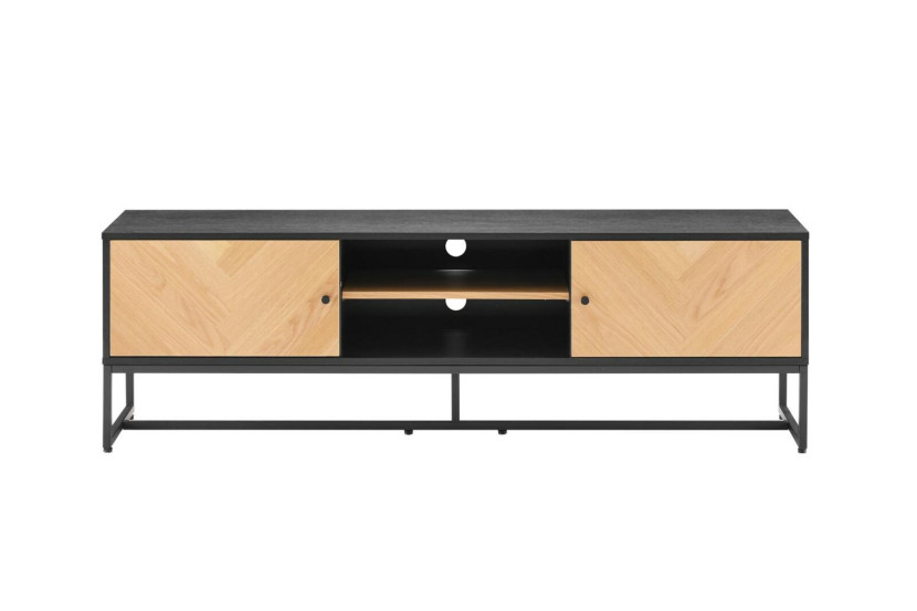 SZAFKA RTV Clar PÓŁKA I 2 SZAFKI 40 x 160 x 50 cm 217788