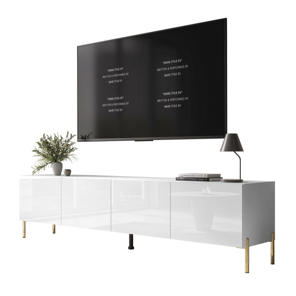 Szafka RTV COLGANTE 200 na nóżkach boho złotych 1020400