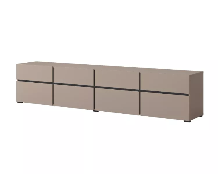 Szafka RTV CROSS 4K4S 225cm congo/czarna 458362