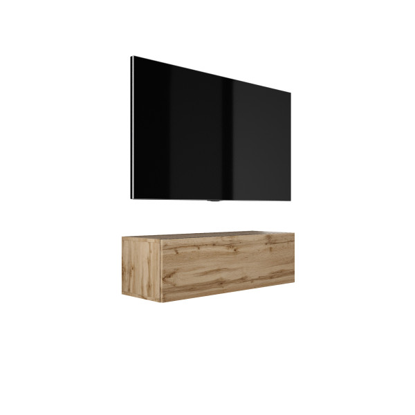 Szafka RTV : Dąb Wotan, 100 x 34 x 32 cm 224834