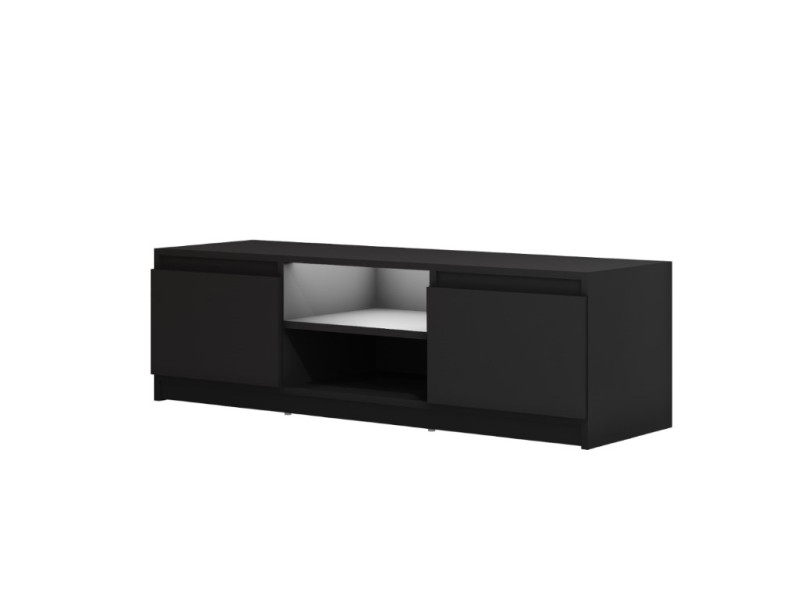 Szafka RTV DIDI 120 czarny grafit z oświetleniem LED 329657