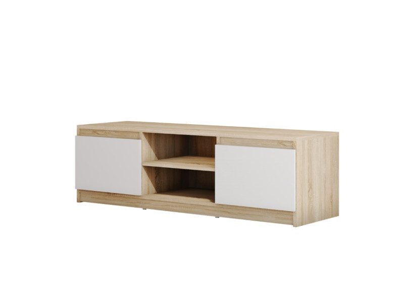 Szafka RTV DIDI 120 w kolorze dąb sonoma / biały mat 329653