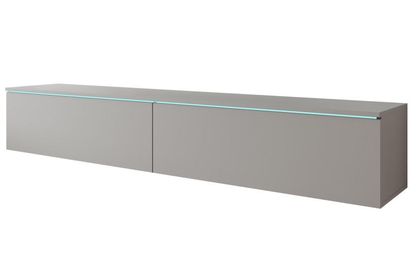 Szafka RTV DONNA 180 w kolorze szary Pallad z LED 716608