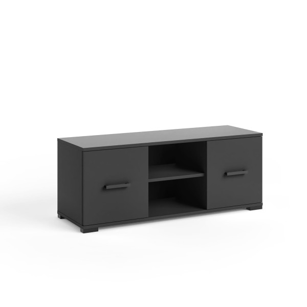 Szafka RTV FELIX 5 czarna 120 cm minimalistyczna do salonu 902731