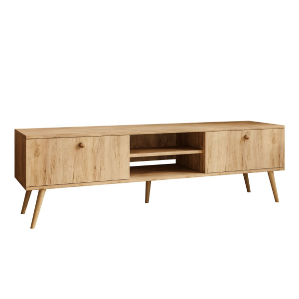Szafka RTV HARMONY 170 cm dąb craft złoty 158981